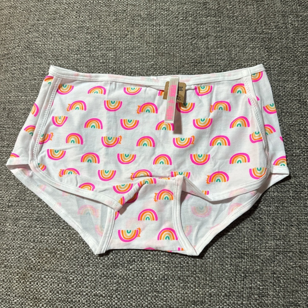 PINK Victoria’s Women’s Rainbow Print BoyShort